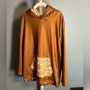 Pete and Lucy Brown Basketball Long Sleeve  Hoodie NWT